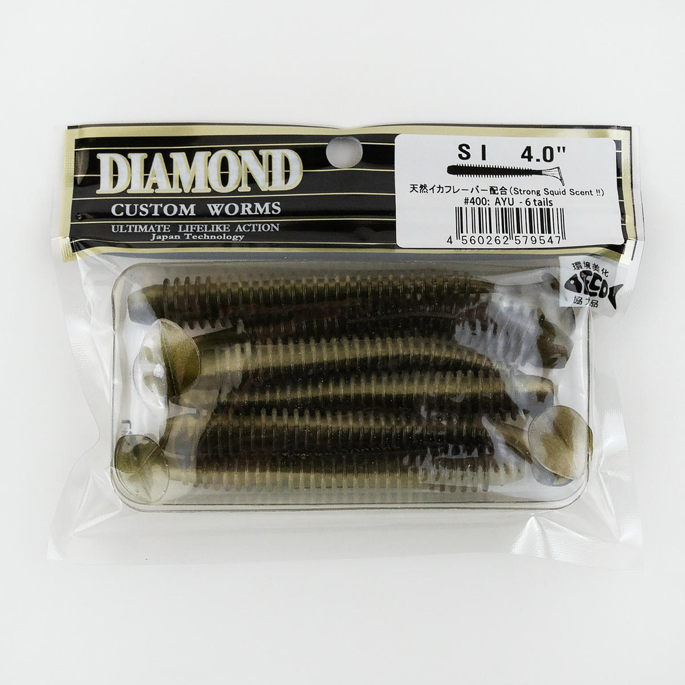 Силиконовая приманка DIAMOND SI 4" (6шт/уп)