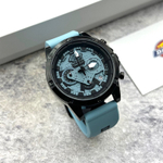 Dickies Wrist Watch Quartz Movement Silicone Strap White Dial Men"s Watches