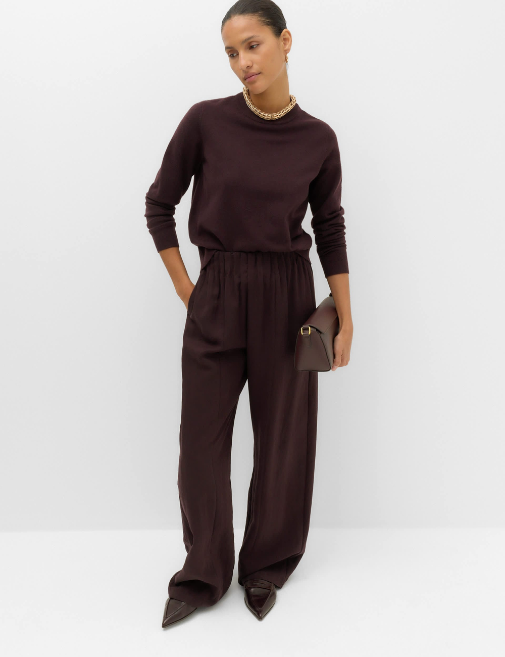 Свитер с круглым вырезом Air-Yarn - Marks & Spencer