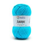 Пряжа Astra Premium (Астра Премиум) Джинс, (Jeans) / уп.4 мот. по 50 г, 135 м, 505 бирюзовый