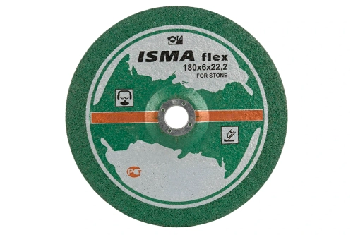 Диск шлифовальный по нержавеющей стали Ismaflex 180x6x22 INOX