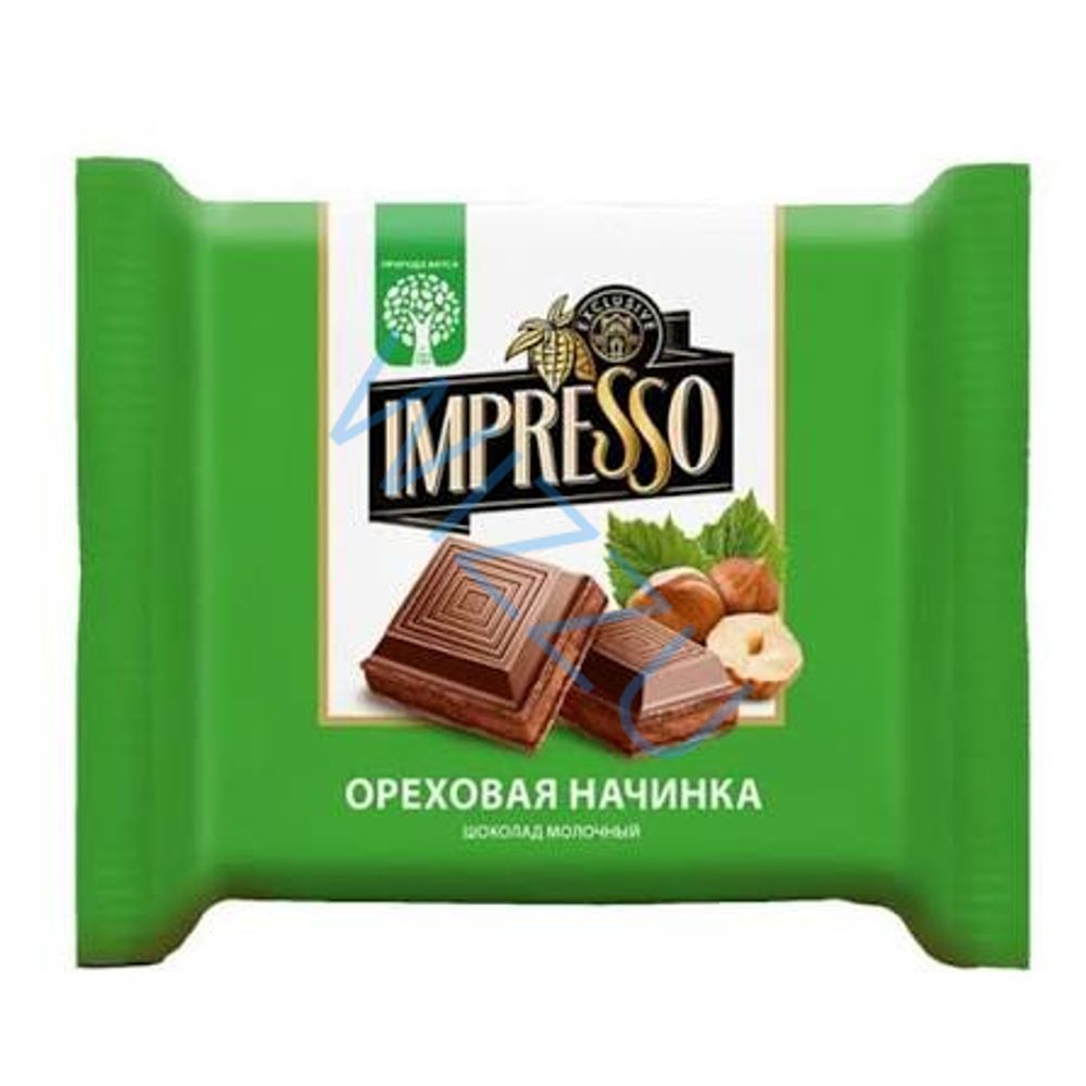 Шоколад Импрессо ореховая начинка 75 гр