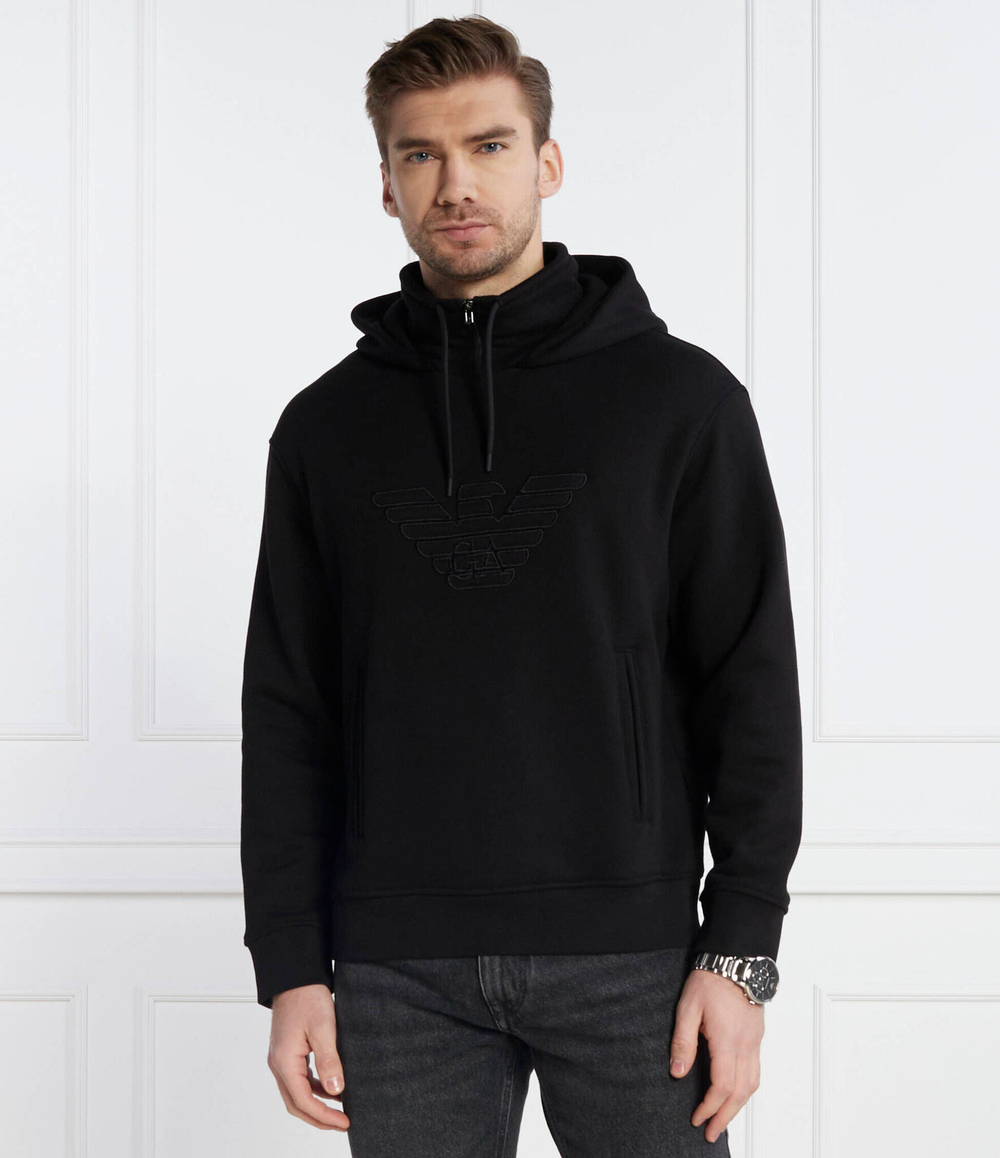 Худи Emporio Armani - черный(3D1MDW 1JWPZ)
