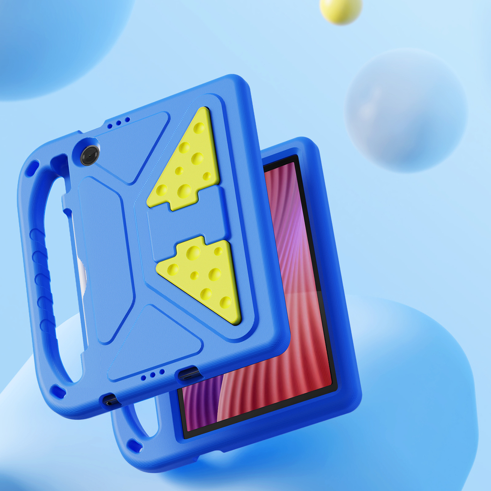Детский чехол синего цвета на планшет Lenovo Tab K10 Gen 2 10.1 и Tab 10.1 Tablet (2025-) от Dux Ducis, серия Puff Series Case