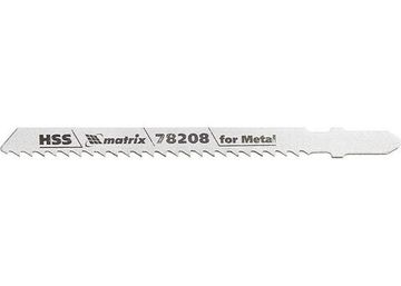 Полотна для электролобзика по металлу, 3 шт. T127D, 75 х 3мм, HSS Matrix 78208