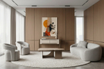Стол журнальный Garda Decor Арка (Arco) травертин 85*68*40 см