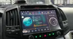 Магнитола для Toyota Land Cruiser 200 2007-2015 (экран климата снизу) - Kuberg ZF-6025L-DSP на Android 9