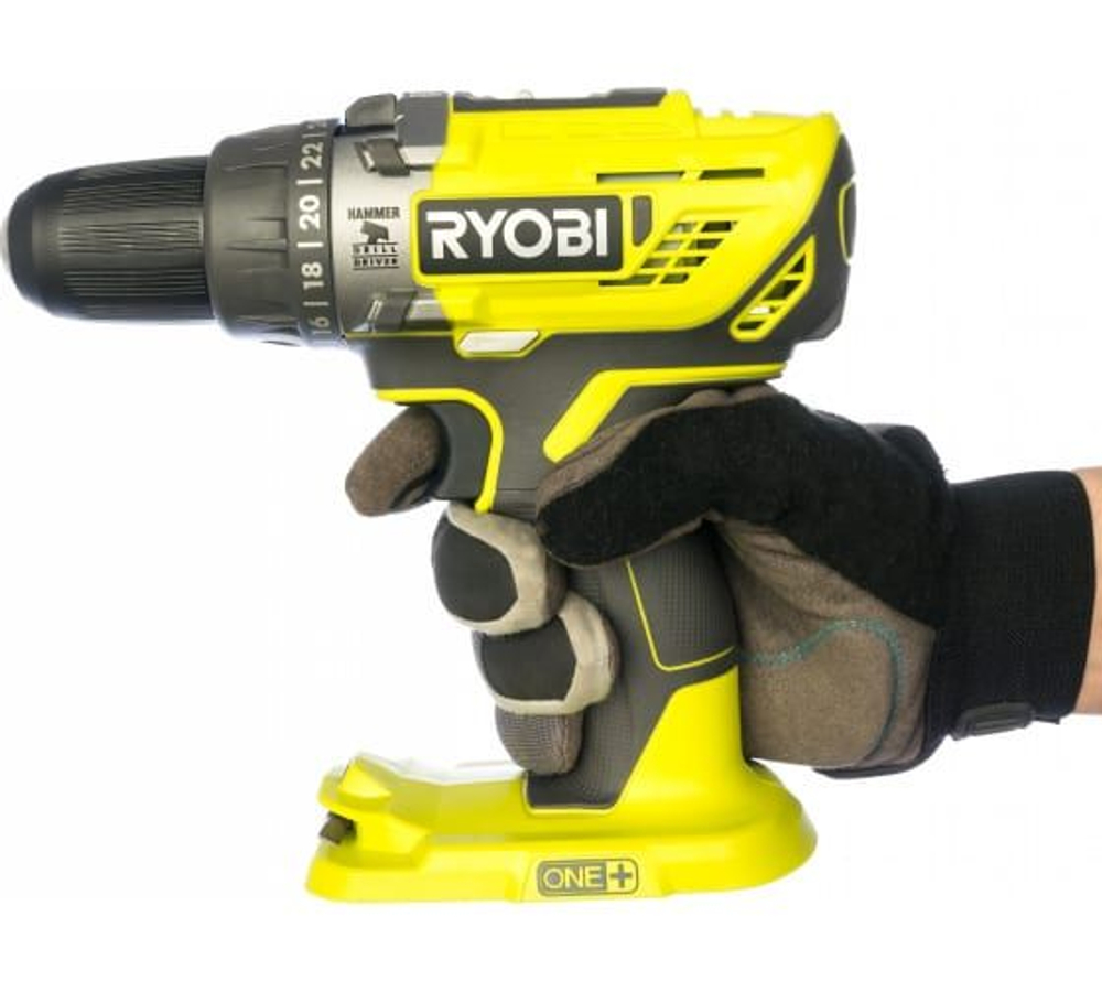 Ударная дрель-шуруповерт Ryobi ONE+ R18PD3-0 без аккумулятора в комплекте 5133002888