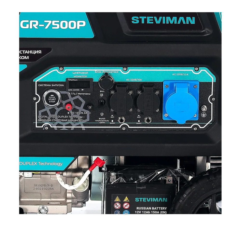 Бензиновый генератор STEVIMAN GR-7500P