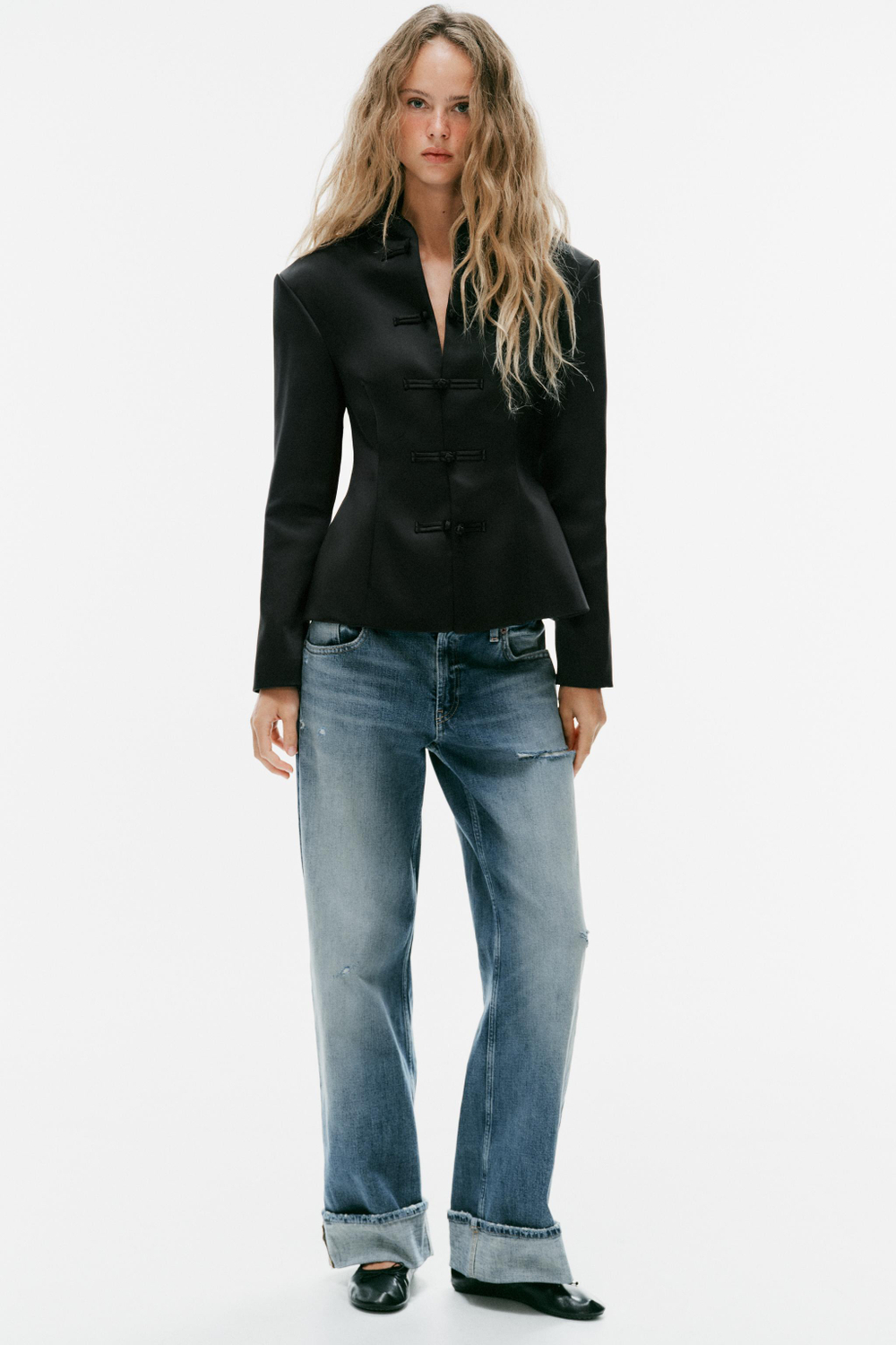 АТЛАСНАЯ КУРТКА С ЗАСТЕЖКАМИ-ТОГГЛ — ZARA
