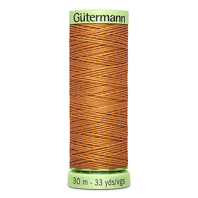 Нить Top Stitch 30/30 м для декоративной отстрочки, Gutermann, 612 рыжая охра