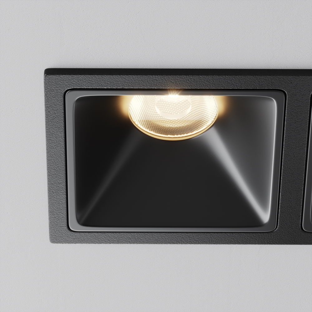 Встраиваемый светодиодный светильник Maytoni Alfa LED DL043-02-10W3K-SQ-B-1