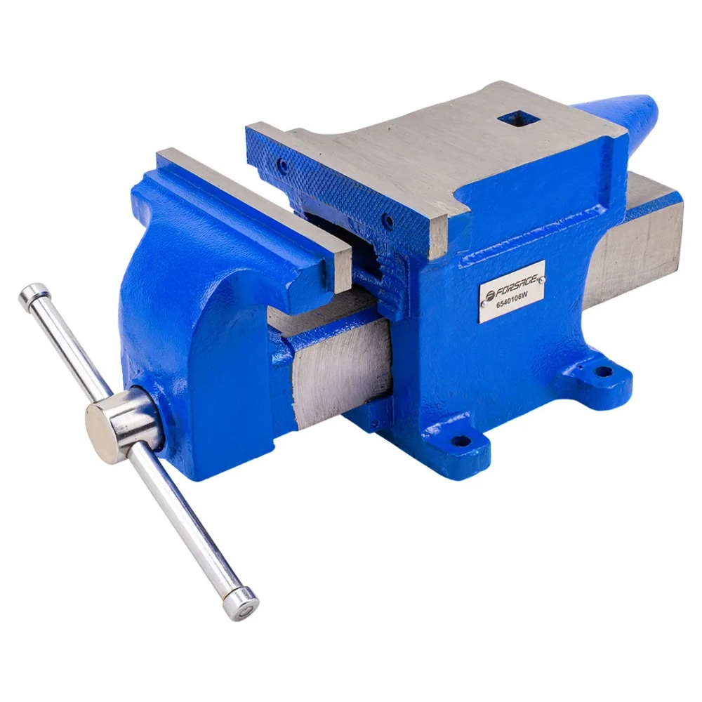 Тиски стальные с наковальней 6''150мм Forsage F-6540106W