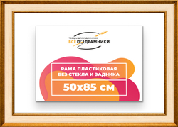 Рама 50x85 для картин и фотографий