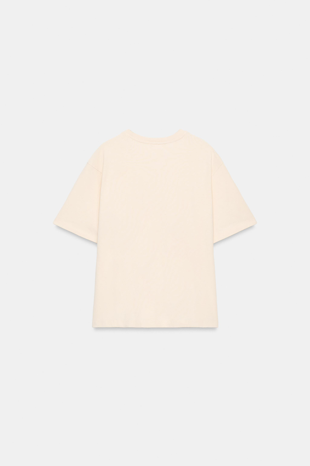 ФУТБОЛКА С КОРОТКИМИ РУКАВАМИ И НАДПИСЬЮ — ZARA