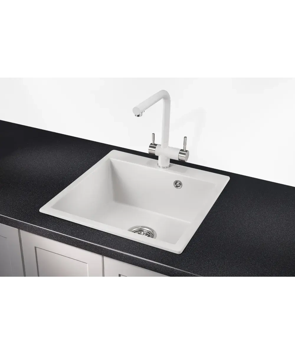 Кухонная мойка Kuppersberg MODENA 50 NL 1B WHITE фото 2