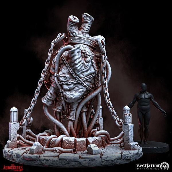 Отвартительные The Abhorrents 32мм Миниатюры (32mm / Без покраса / Giant Heart)