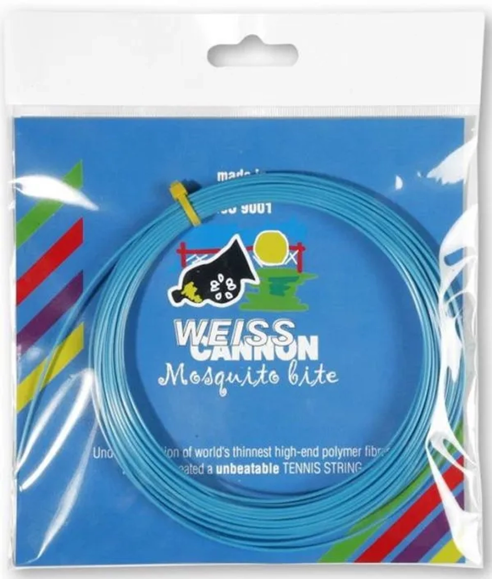 Струны теннисные Weiss Cannon Mosquito bite (12 m) - blue