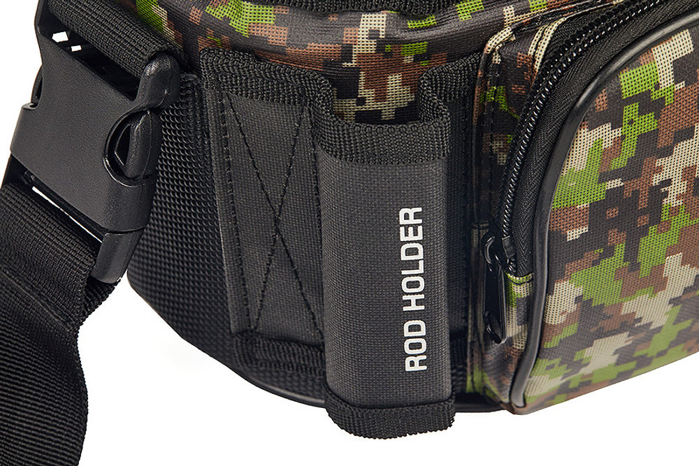 Кан рыболовный HIGASHI Live bait box 4.5L Green Digital Camo