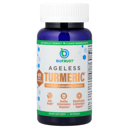 BioTRUST, Ageless Turmeric®, 60 капсул