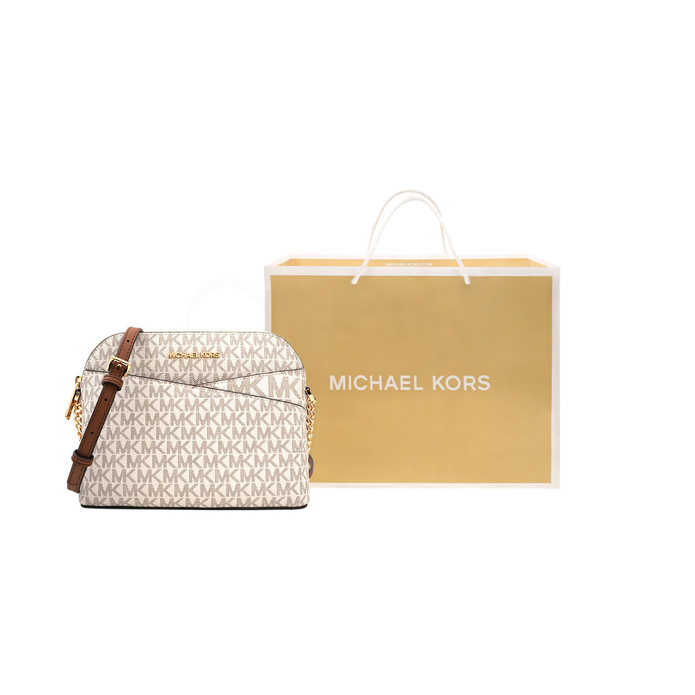 Сумка MICHAEL KORS MK Jet Set Travel Logo PVC, 35F1GTVC6B-VANILLA