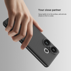 Усиленный двухкомпонентный чехол от Nillkin для Xiaomi Redmi Turbo 3 и Poco F6, серия Super Frosted Shield Pro