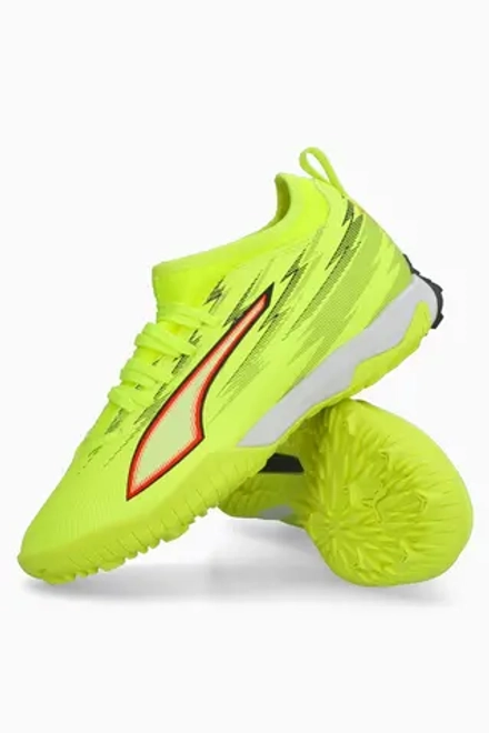 Сороконожки Puma Ultra 6 Match+ LL TT Mid Junior - зеленый