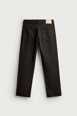 ZARA ДЖИНСЫ REGULAR FIT, ШОКОЛАДНО-КОРИЧНЕВЫЙ