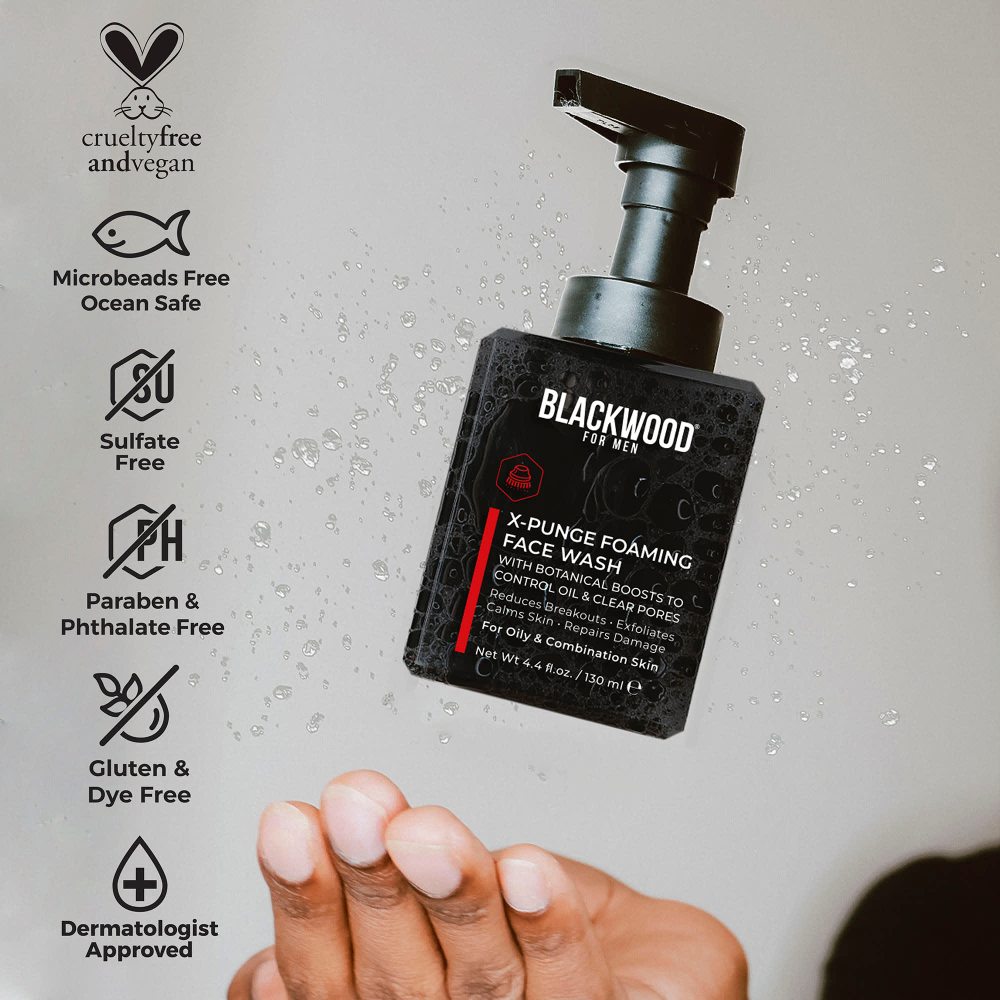 Blackwood For Men, X-Punge, пенка для умывания, для жирной и комбинированной кожи, 130 мл (4,4 жидк. унции)