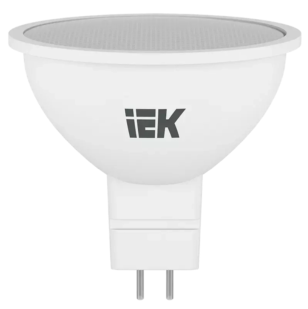 Лампа светодиодная ECO MR16 софит 5Вт 230В 4000К GU5.3 IEK  LLE-MR16-5-230-40-GU5