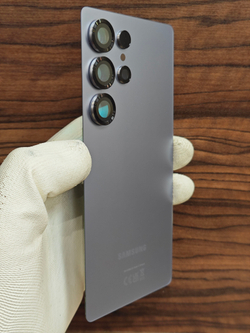 Задняя крышка ПРЕМИУМ для Samsung S25 Ultra S938 ( заднее стекло ) Цвет: Голубой Титан