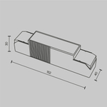 Источник тока Lighting control PSL-TR40-350-500mA