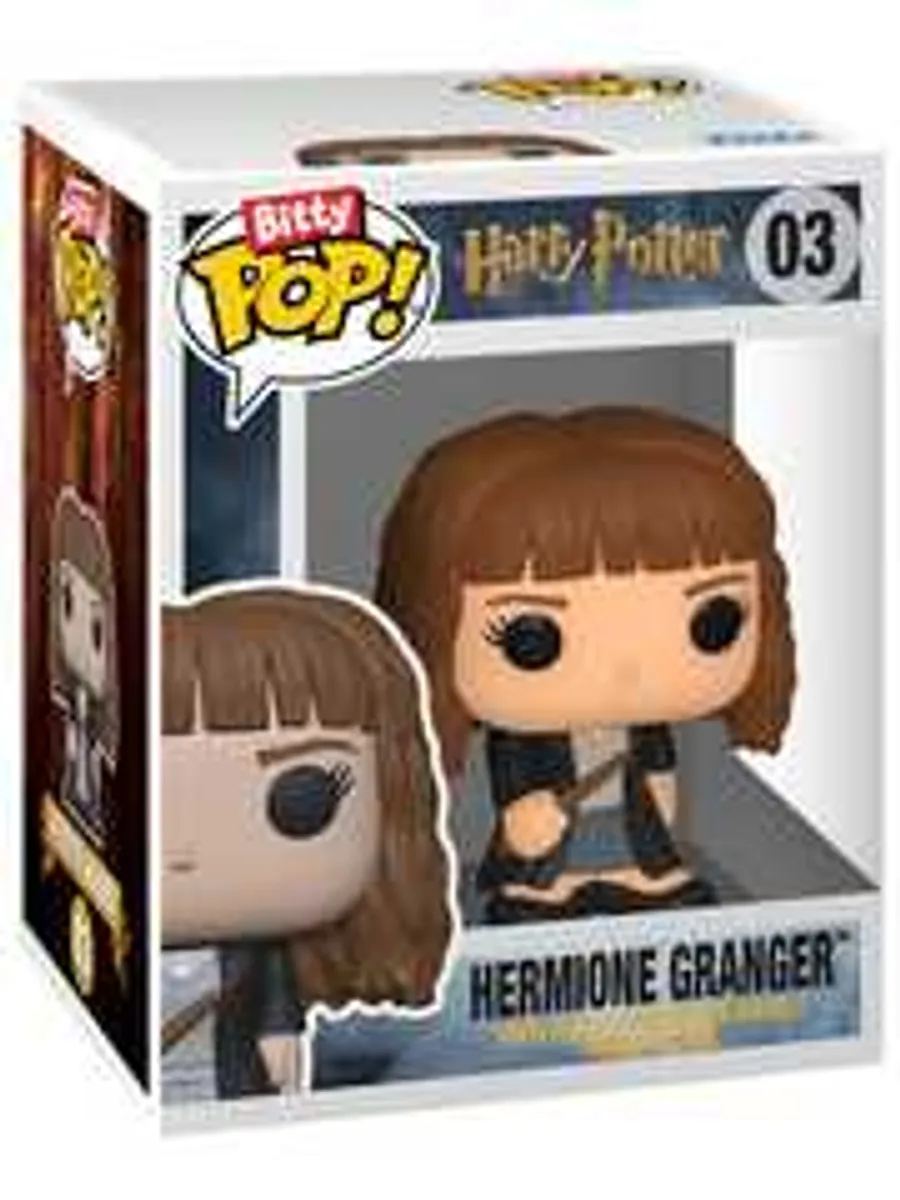 Funko Bitty POP! Harry Potter: Ron and Hermione + Harry with Hogwarts Express + Ollivander with Wand Shop
