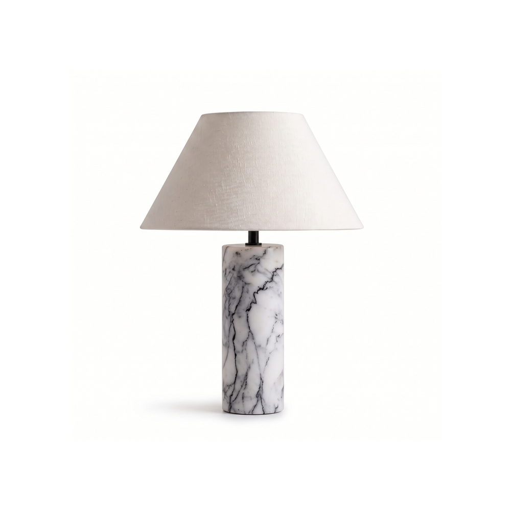 Настольный дизайнерский светильник Cline Calacatta Viola от lights&lamps