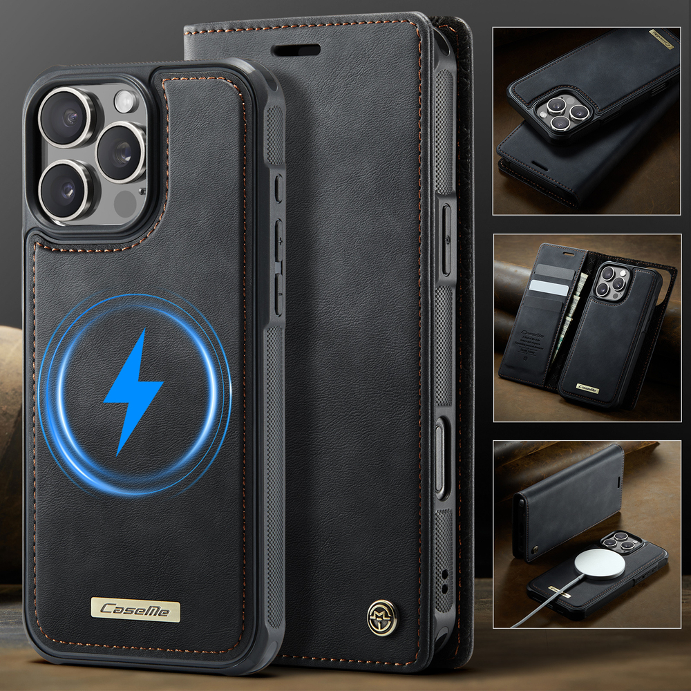 Чехол-кошелек CaseMe 2 in 1 MagSafe iPhone 16 Pro