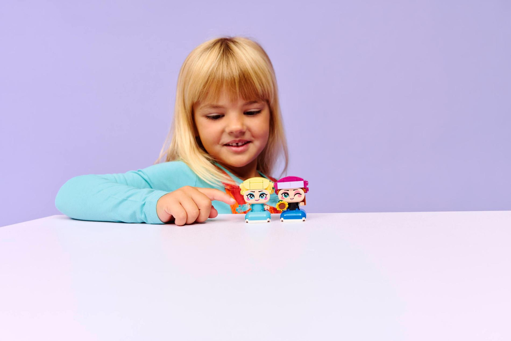 Конструктор Лего Дисней Мини-версии «Анна и Эльза» 43284 | LEGO Disney Frozen Anna & Elsa Mini Build 125 деталей | 5+