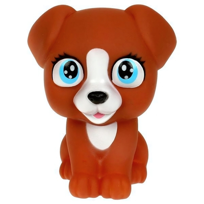 Игрушка для купания "Собчка коричневая" 10 см, 1 шт. в сетке (Капитошка)