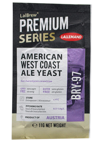 Пивные дрожжи Lallemand "American West Coast Ale BRY-97", 11 г