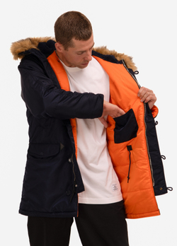 Парка N-3B Slim Fit (Replica Blue) Alpha Ind.