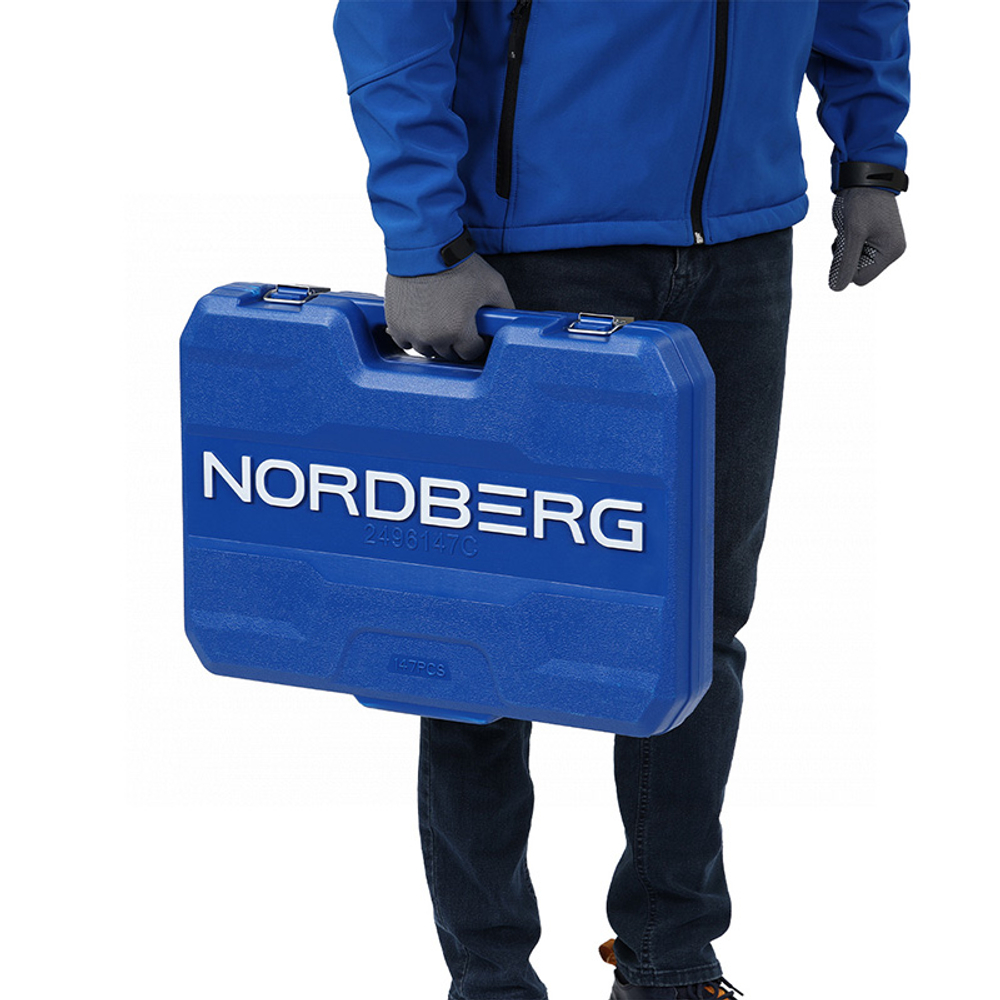 NORDBERG (2496147C) Набор инструментов, 147 предметов