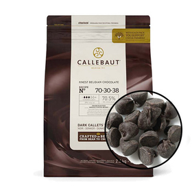 Шоколад  Barry Callebaut 70,4%  горький в галетах 200 гр