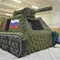 Надувной батут "Танк" 6 х 4 х 3,5 метра