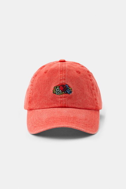 ZARA - FRUIT OF THE LOOM™ КЕПКА ИЗ САРЖИ С ВЫШИВКОЙ, ОРАНЖЕВЫЙ
