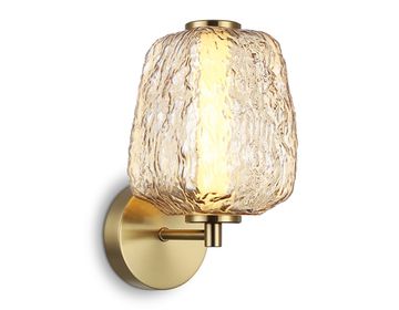 Настенный светодиодный светильник LED 8W 3000K LH30108 SB/TI бронза/янтарь High Light Crystal Ambrella
