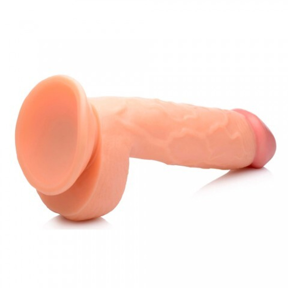 Реалистичный фаллоимитатор Pop Peckers (22,8×4,8 см) телесный