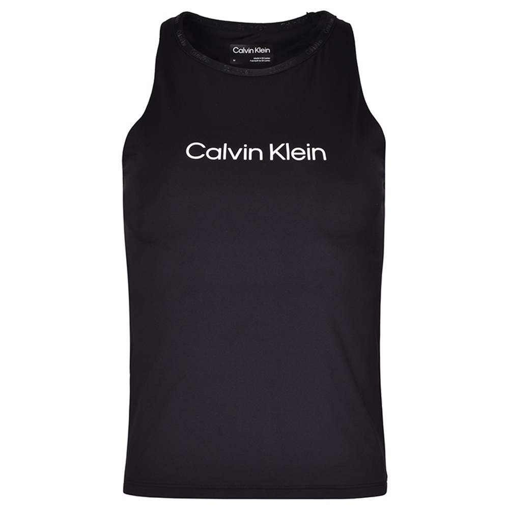 Женский топ теннисный Calvin Klein WO Tank Top W/Shelf Bra - черный