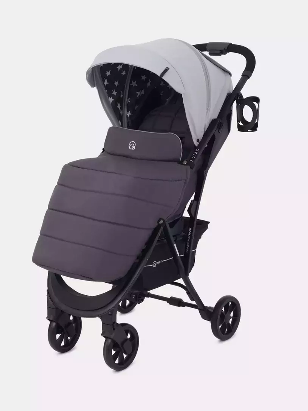 Коляска детская "LARGO STAR" RA054 Soft Grey
