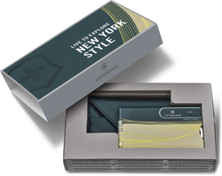 Швейцарская карта Victorinox Swiss Card Classic New York Style, зеленый (подар. упаковка)