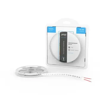 Лента  в комплекте LED 2835/120 12V 9,6W/m 624lm/m синий 8mm IP20 3m 1/100 BT067 Basic Gauss