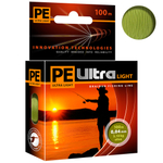 Плетеный шнур для рыбалки PE ULTRA LIGHT Black 0,04mm 135m